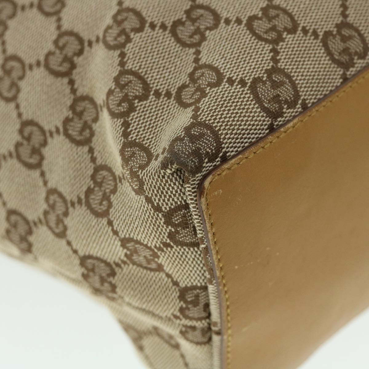 GUCCI GG Canvas Tote Bag Beige Brown 002 1098 3444 ac2130