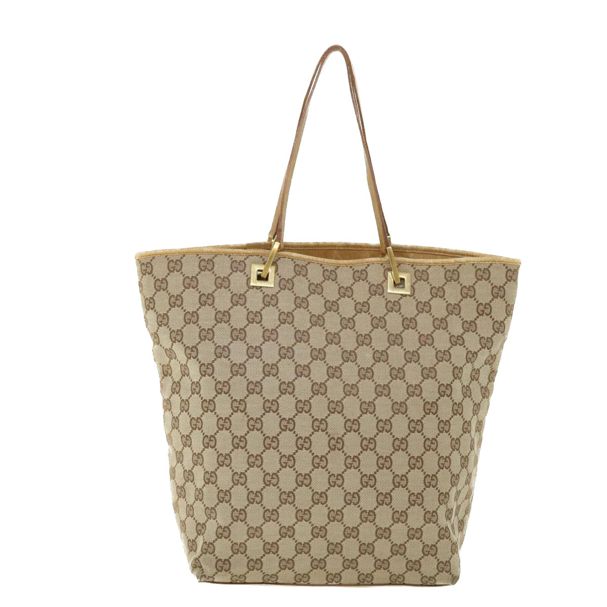 GUCCI GG Canvas Tote Bag Beige Brown 002 1098 3444 ac2130