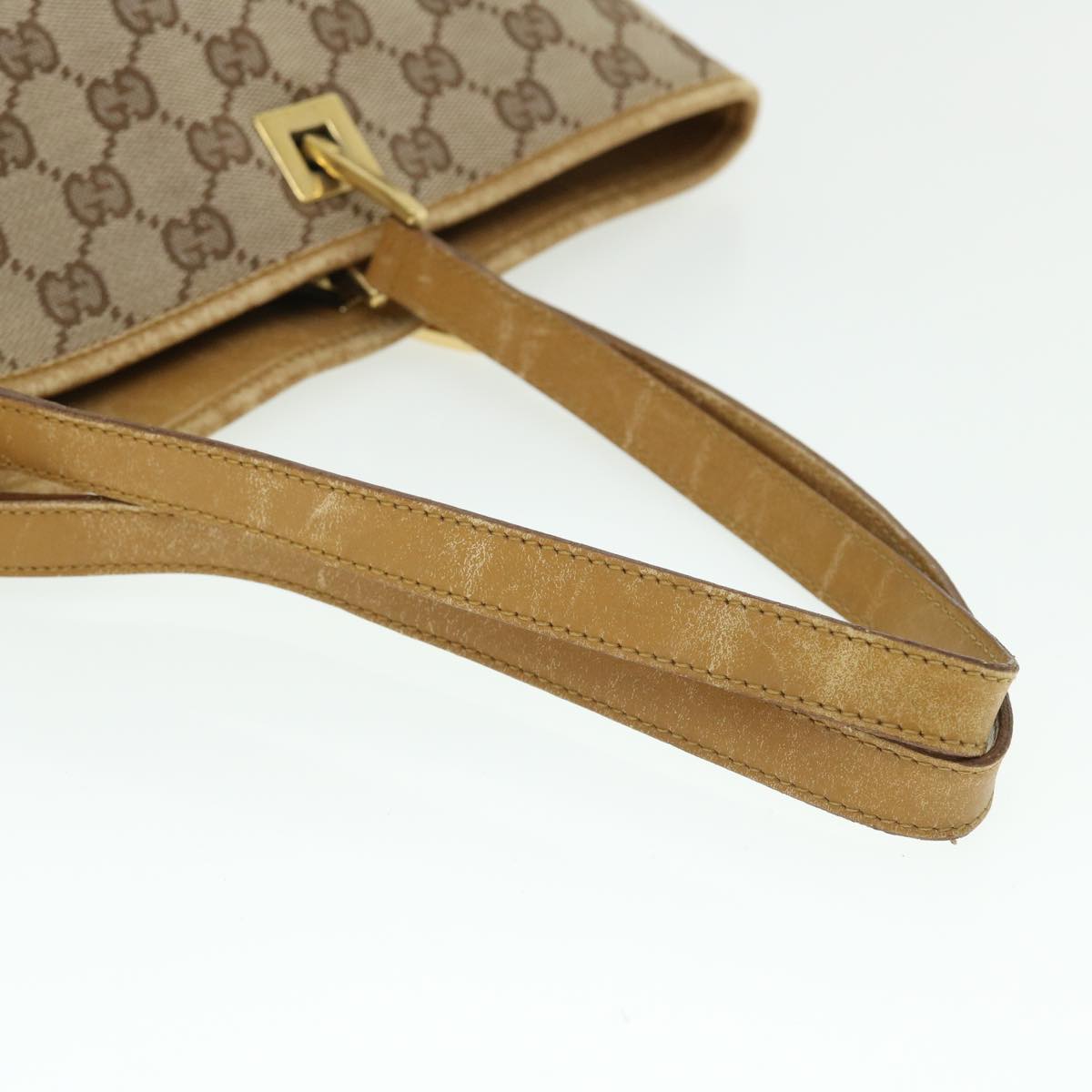 GUCCI GG Canvas Tote Bag Beige Brown 002 1098 3444 ac2130