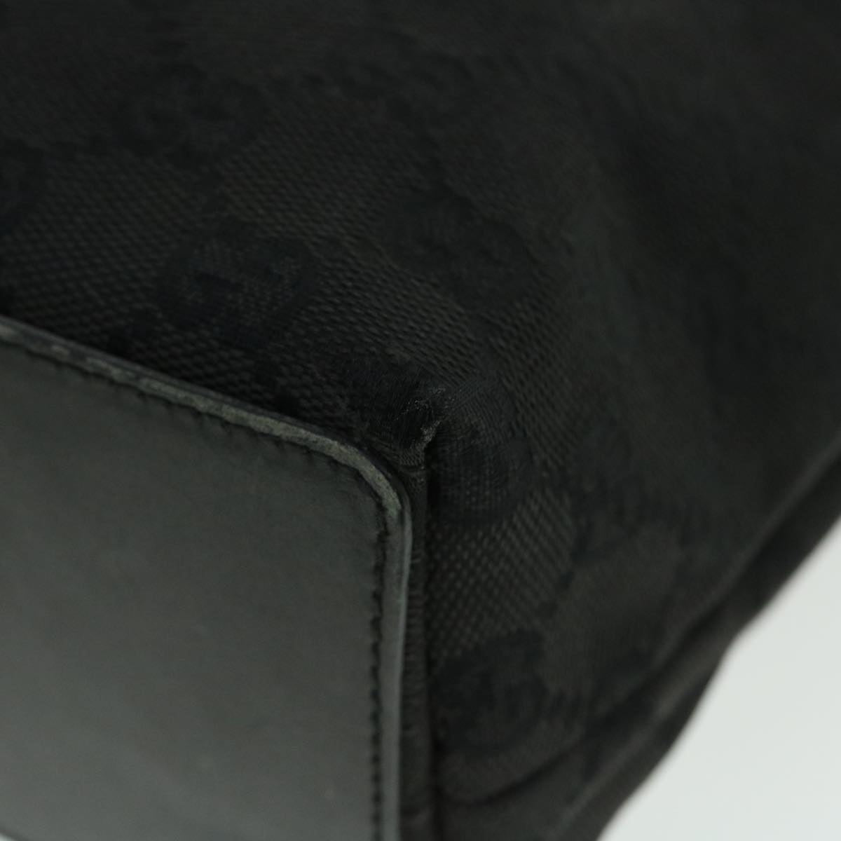 GUCCI GG Canvas Tote Bag Black 31244 ac2131