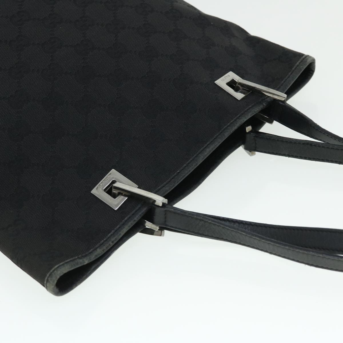 GUCCI GG Canvas Tote Bag Black 31244 ac2131