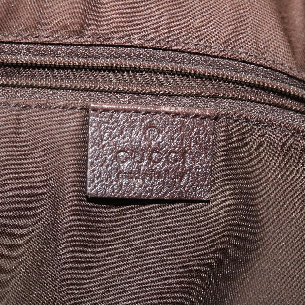 GUCCI GG Canvas Shoulder Bag Beige Brown 130736 ac2133