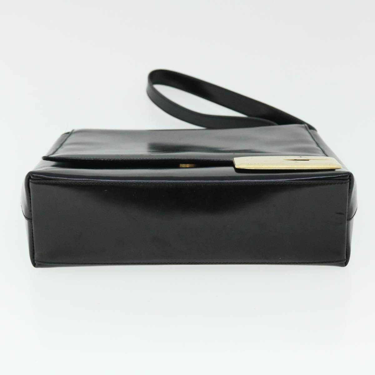 GUCCI Shoulder Bag Patent leather Black 001 3444 1812 ac2141