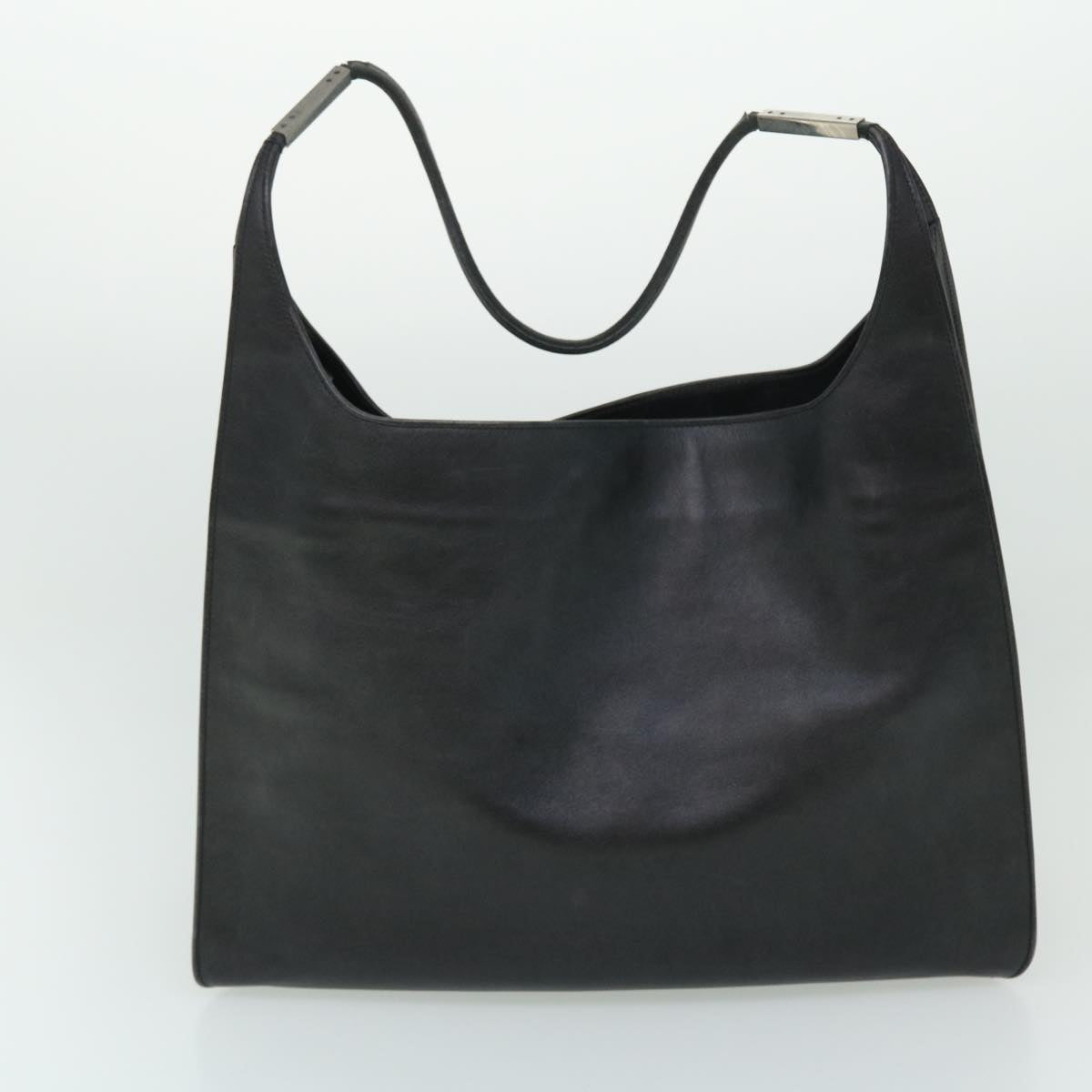 GUCCI Bamboo Shoulder Bag Nylon Canvas 4Set Black Beige Brown ac2155