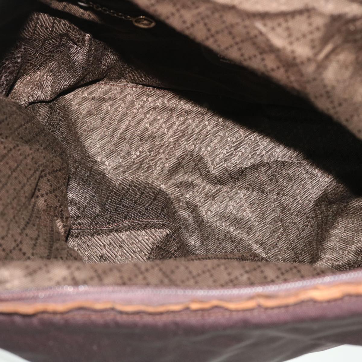 GUCCI Bamboo Shoulder Bag Nylon Canvas 4Set Black Beige Brown ac2155