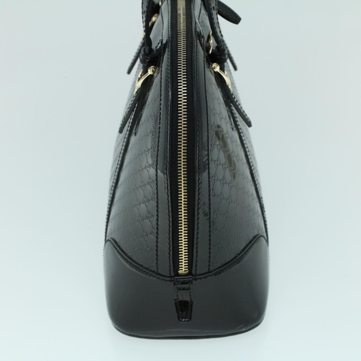 GUCCI Micro GG Canvas Hand Bag Black 309617 ac2156
