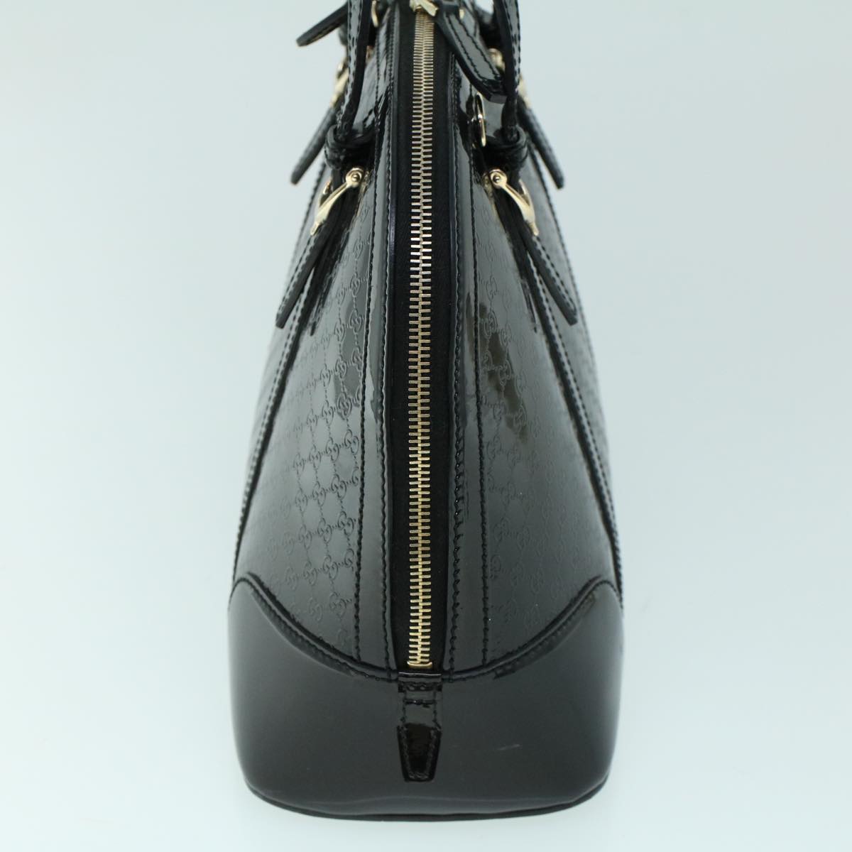 GUCCI Micro GG Canvas Hand Bag Black 309617 ac2156