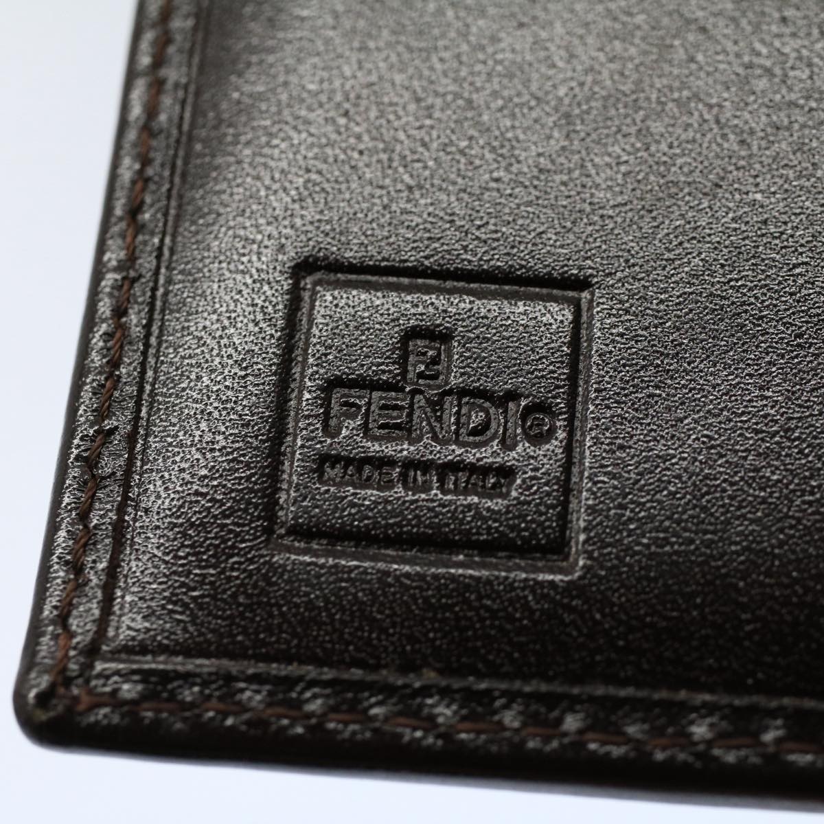 FENDI Zucca Canvas Agenda Day Planner Cover Brown ac2173