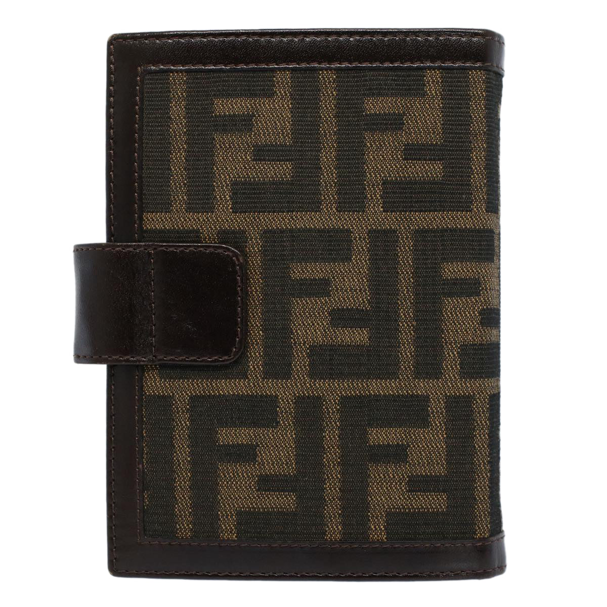 FENDI Zucca Canvas Agenda Day Planner Cover Brown ac2173