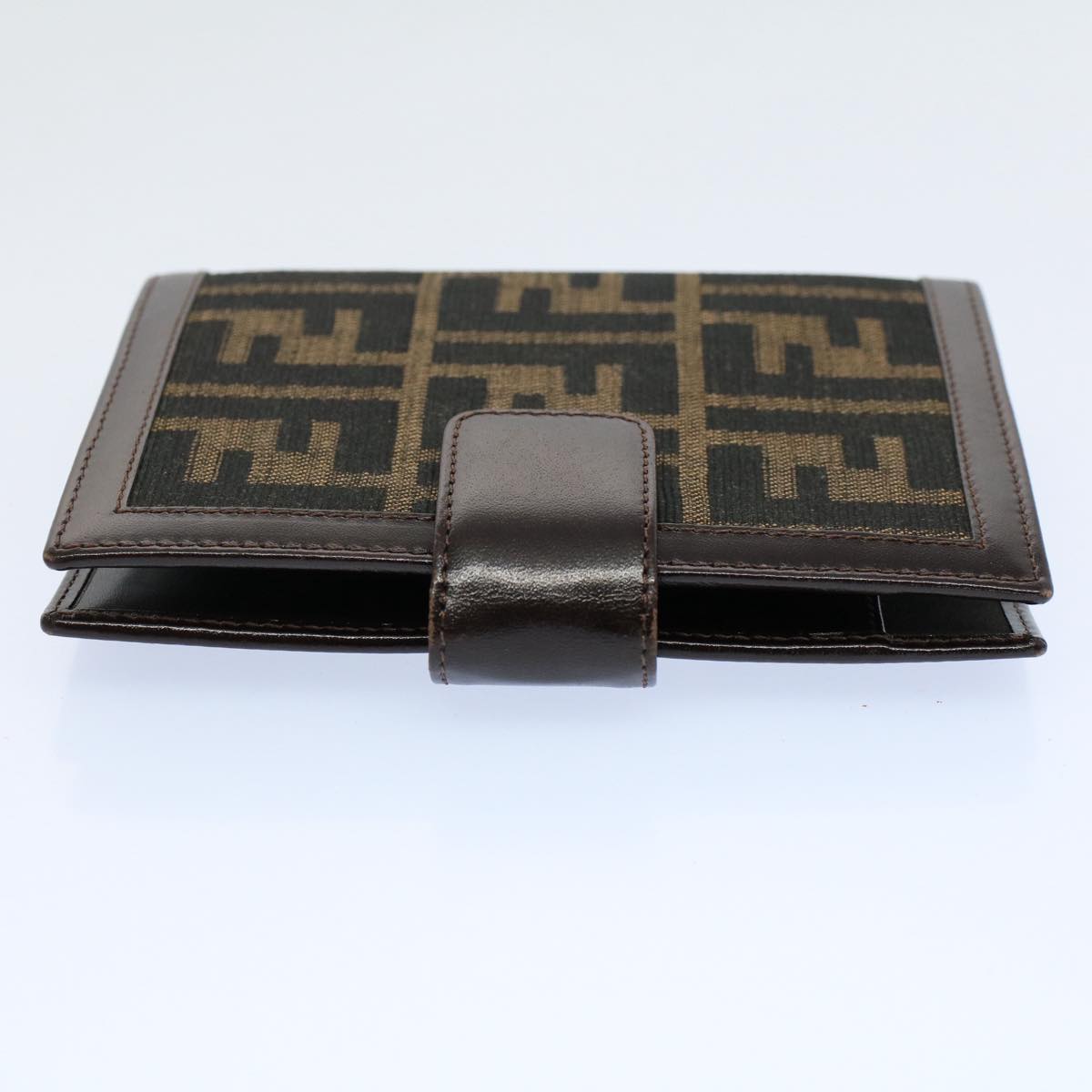 FENDI Zucca Canvas Agenda Day Planner Cover Brown ac2173
