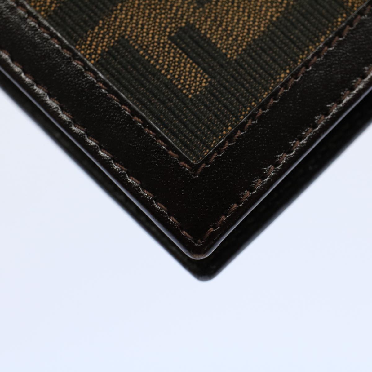 FENDI Zucca Canvas Agenda Day Planner Cover Brown ac2173
