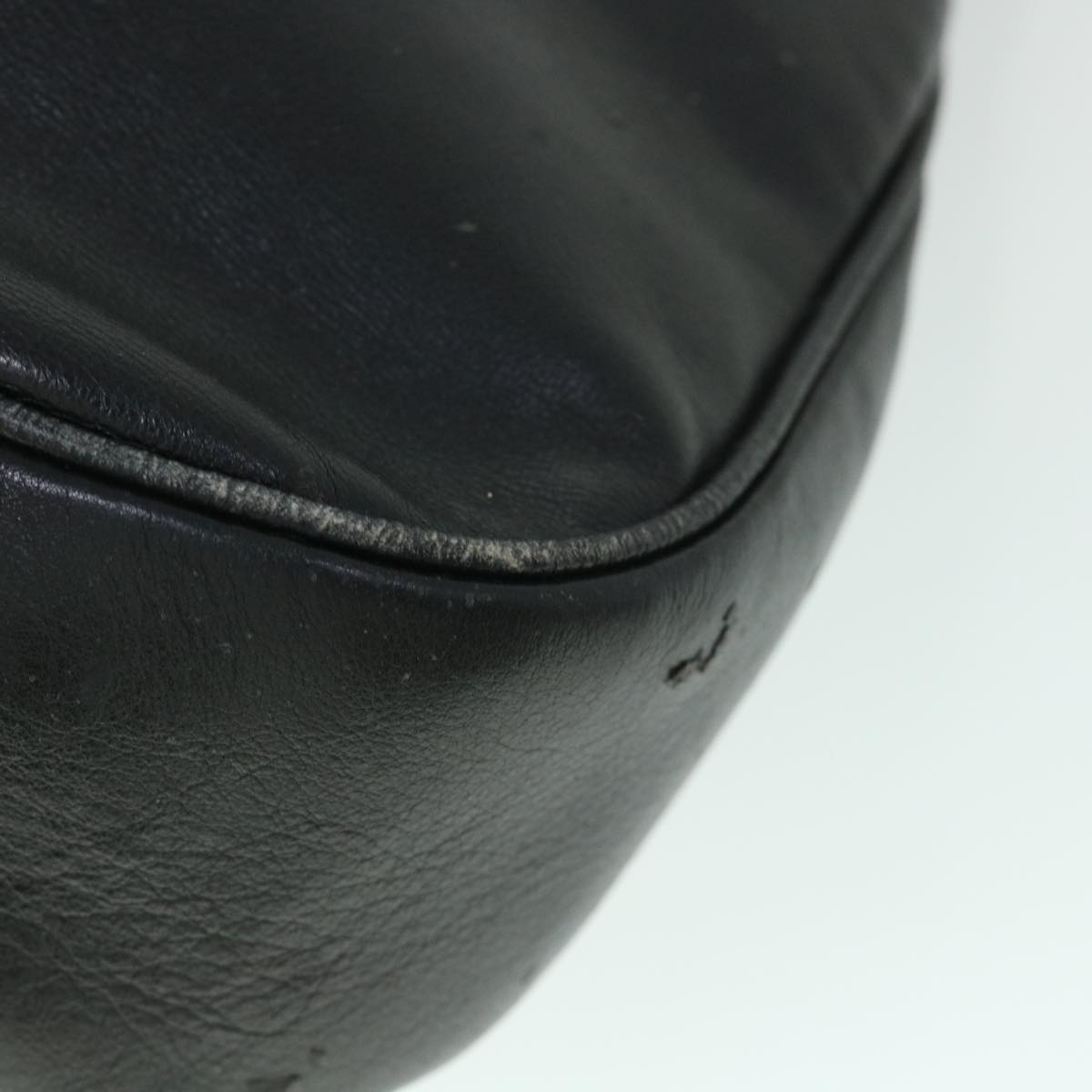 GUCCI Bamboo Shoulder Bag Leather 2way Black 001 3754 1577 ac2180