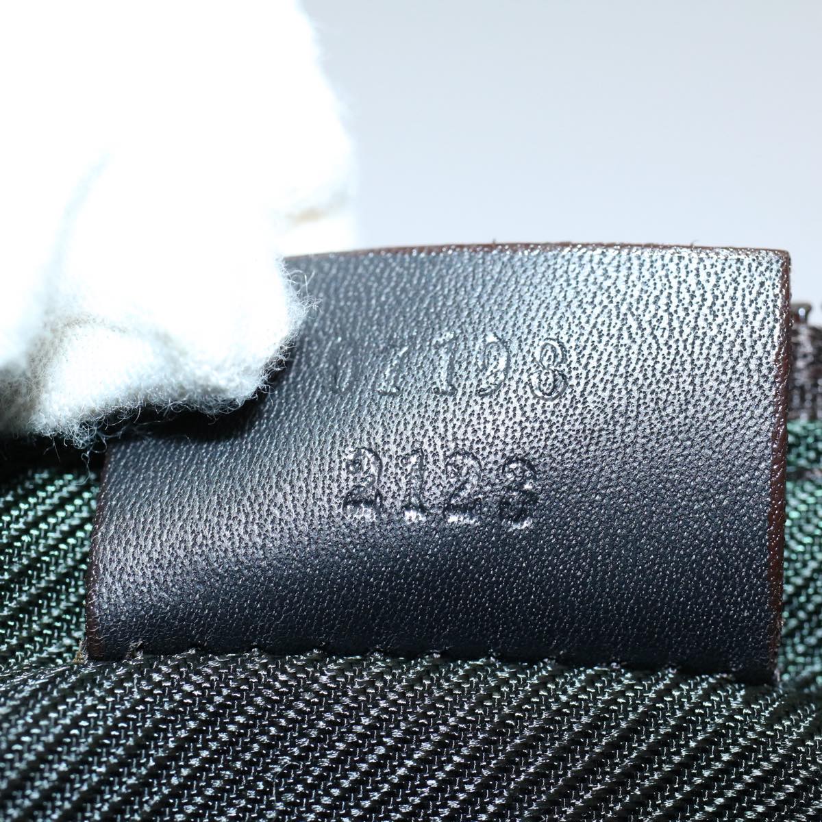 GUCCI GG Canvas Accessory Pouch Leather Beige 07198 ac2192