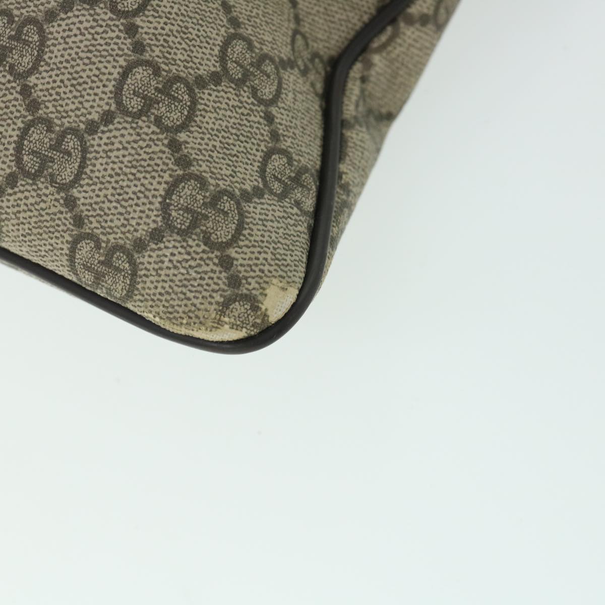 GUCCI GG Canvas Shoulder Bag PVC Leather Beige 295257 ac2197