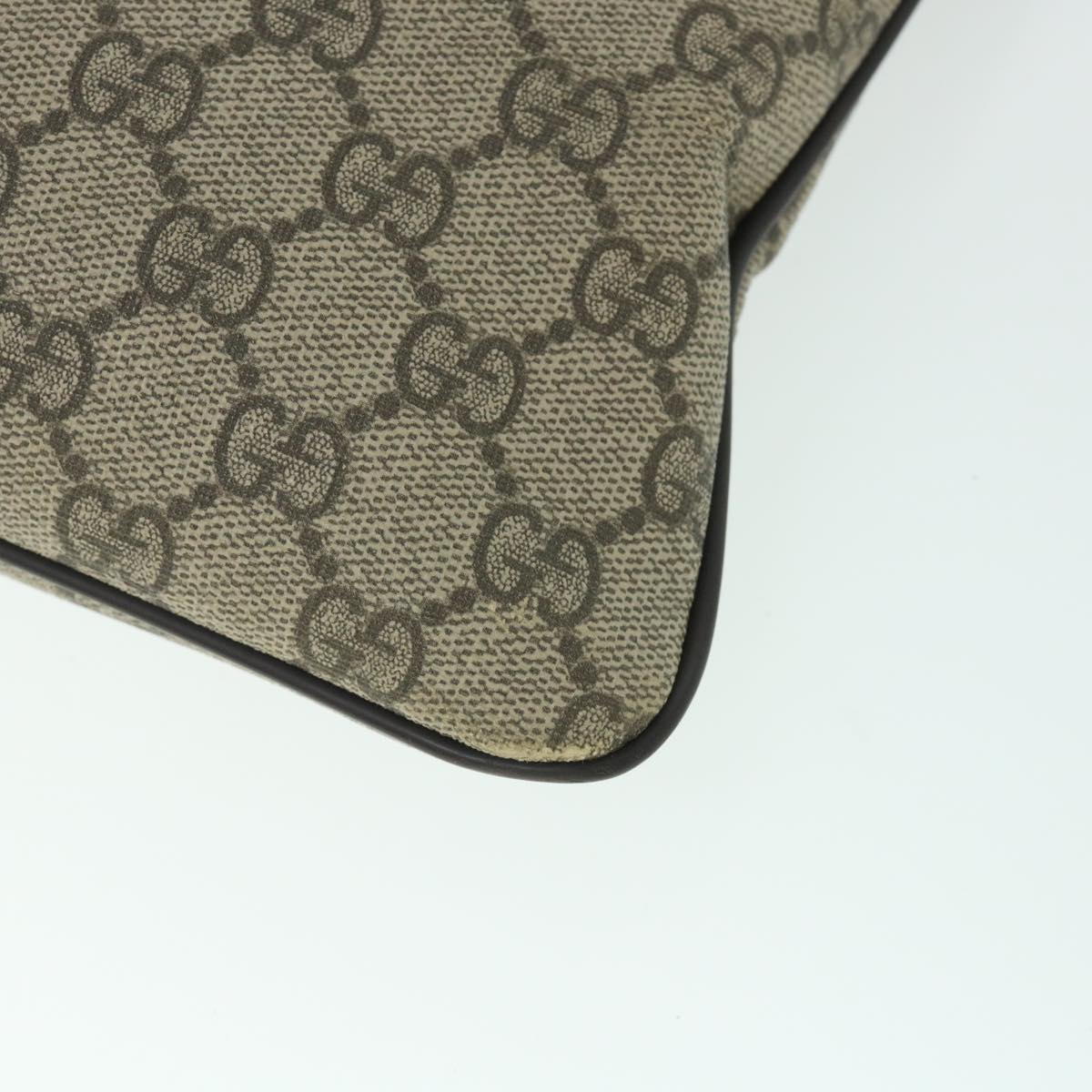 GUCCI GG Canvas Shoulder Bag PVC Leather Beige 295257 ac2197