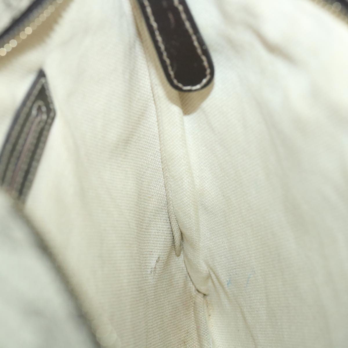 GUCCI GG Canvas Shoulder Bag PVC Leather Beige 295257 ac2197