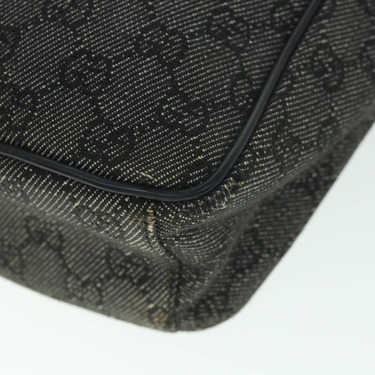 GUCCI GG Canvas Shoulder Bag Black 03136 ac2200