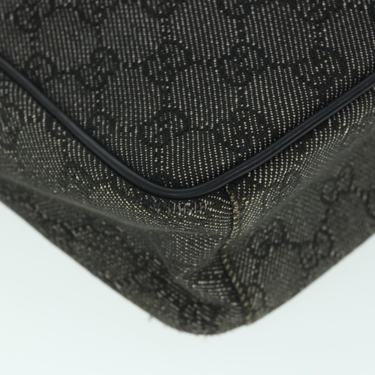 GUCCI GG Canvas Shoulder Bag Black 03136 ac2200