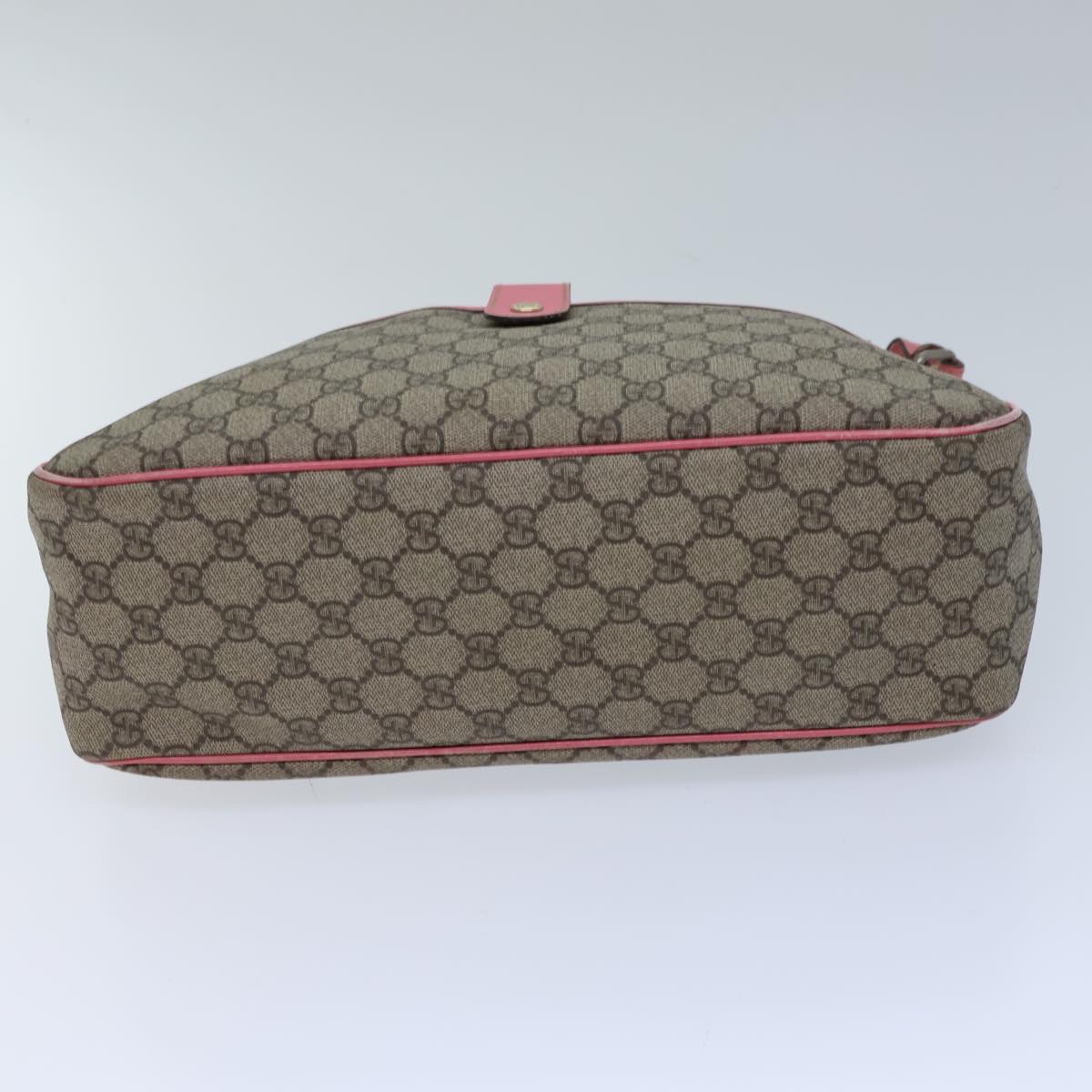 GUCCI GG Supreme Shoulder Bag PVC Beige 189898 ac2964