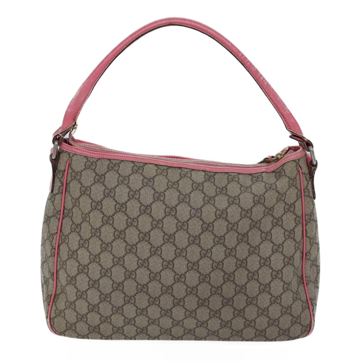 GUCCI GG Supreme Shoulder Bag PVC Beige 189898 ac2964
