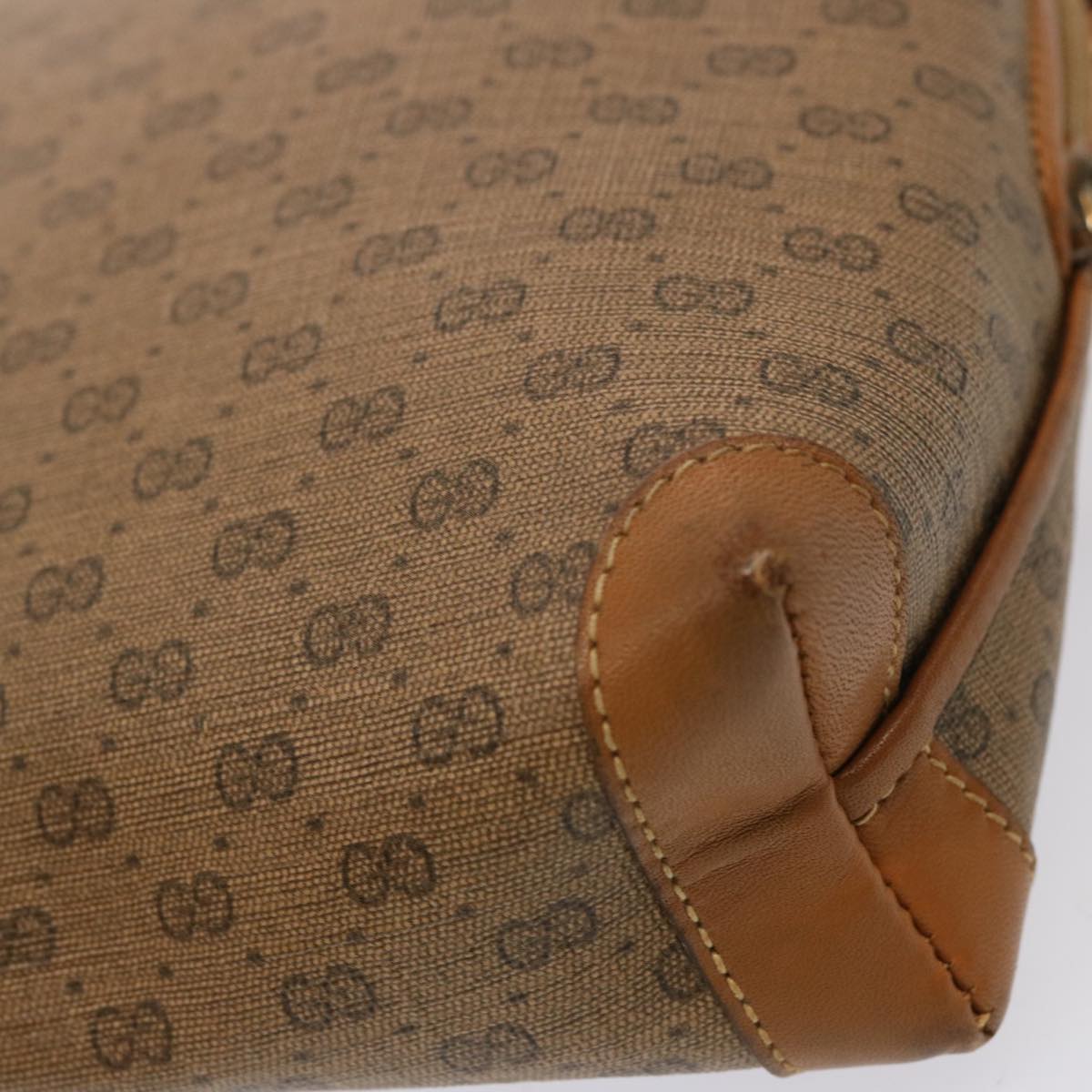 GUCCI Micro GG Supreme Shoulder Bag PVC Beige 007 104 4916 ac2966