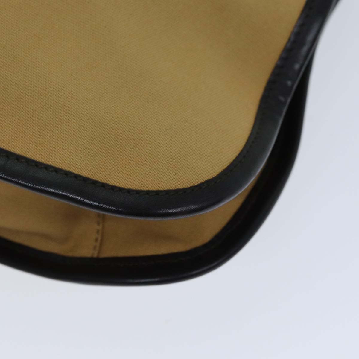 GUCCI Web Sherry Line Shoulder Bag Canvas Beige Green 001 4321 2684 ac2967