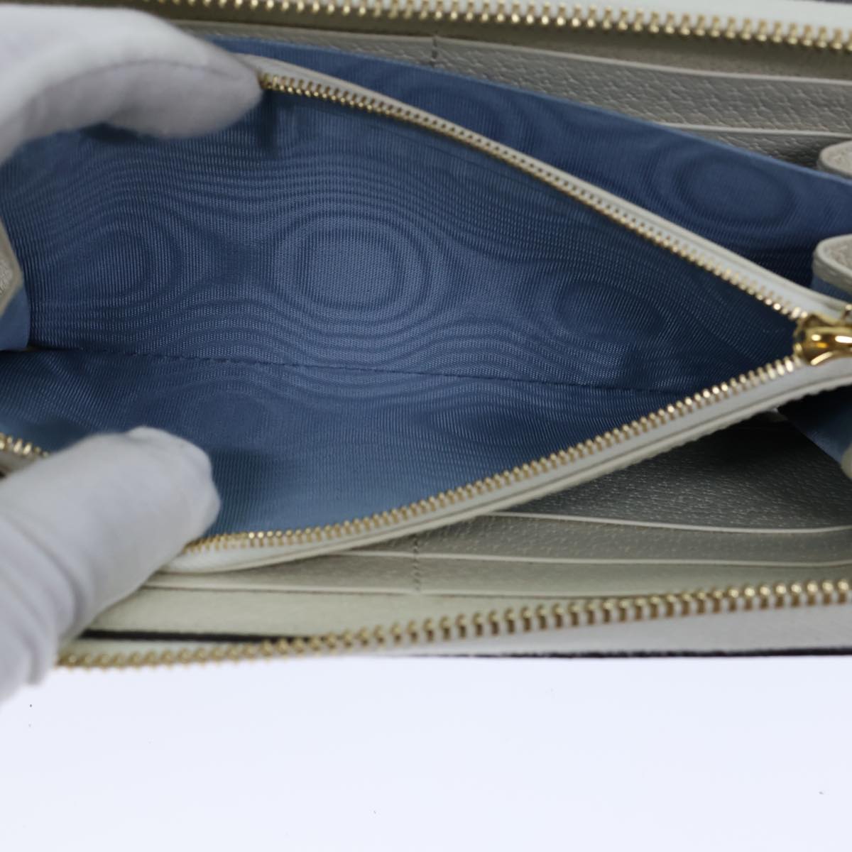 GUCCI GG Supreme Animal Long Wallet PVC Beige 736772 ac2977A