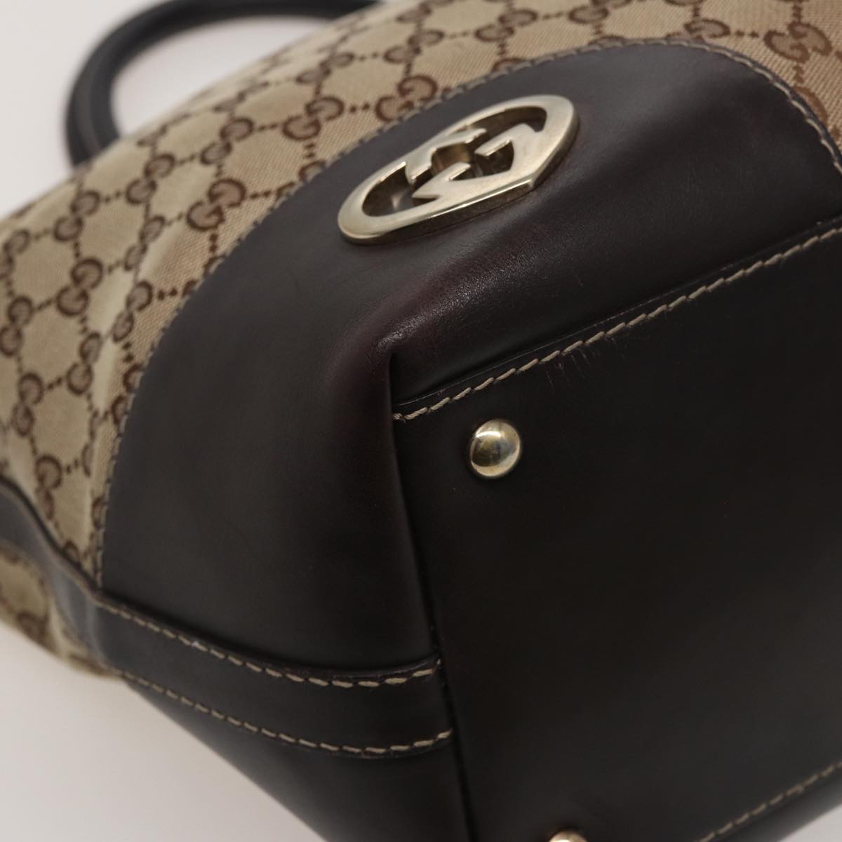 GUCCI GG Canvas Tote Bag Beige 257071 ac3048