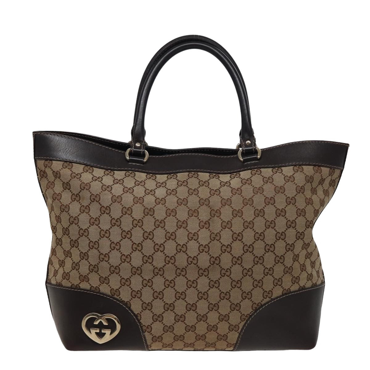 GUCCI GG Canvas Tote Bag Beige 257071 ac3048