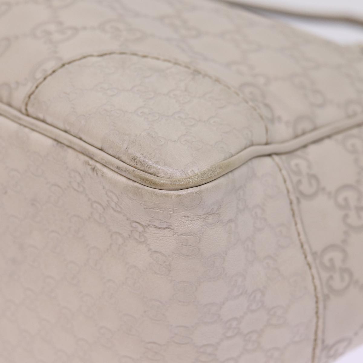 GUCCI GG Canvas Guccissima Tote Bag Beige 353119 ac3056