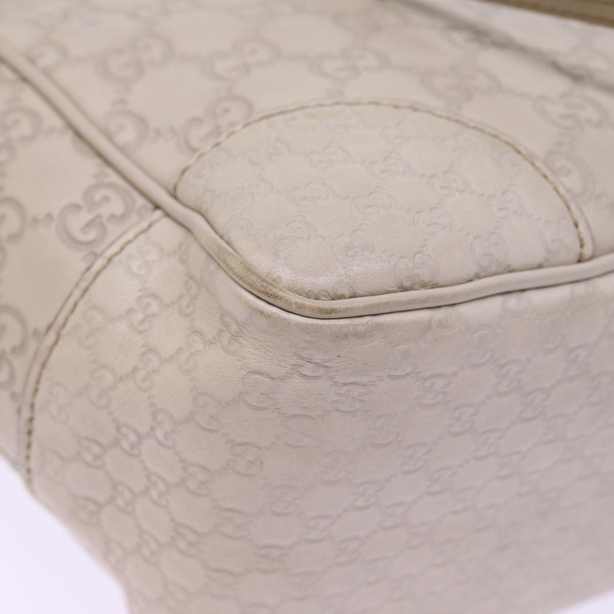 GUCCI GG Canvas Guccissima Tote Bag Beige 353119 ac3056