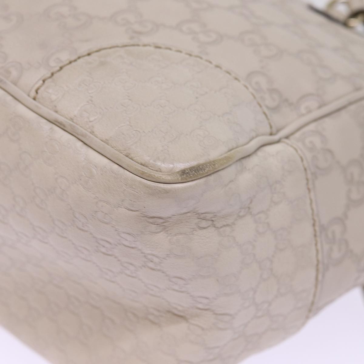 GUCCI GG Canvas Guccissima Tote Bag Beige 353119 ac3056