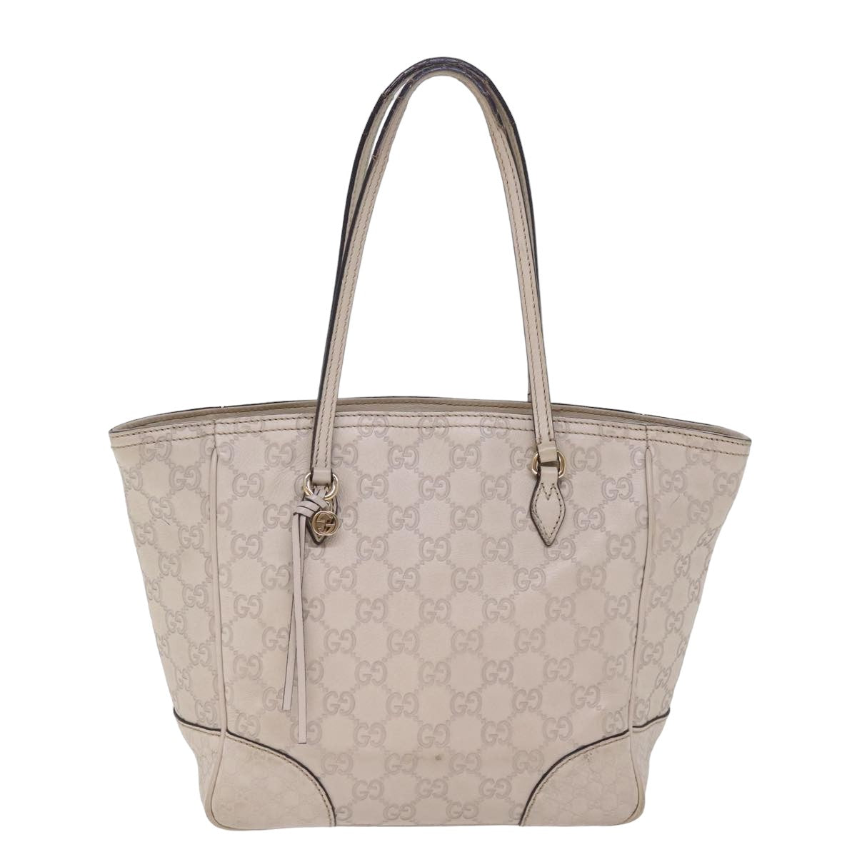 GUCCI GG Canvas Guccissima Tote Bag Beige 353119 ac3056