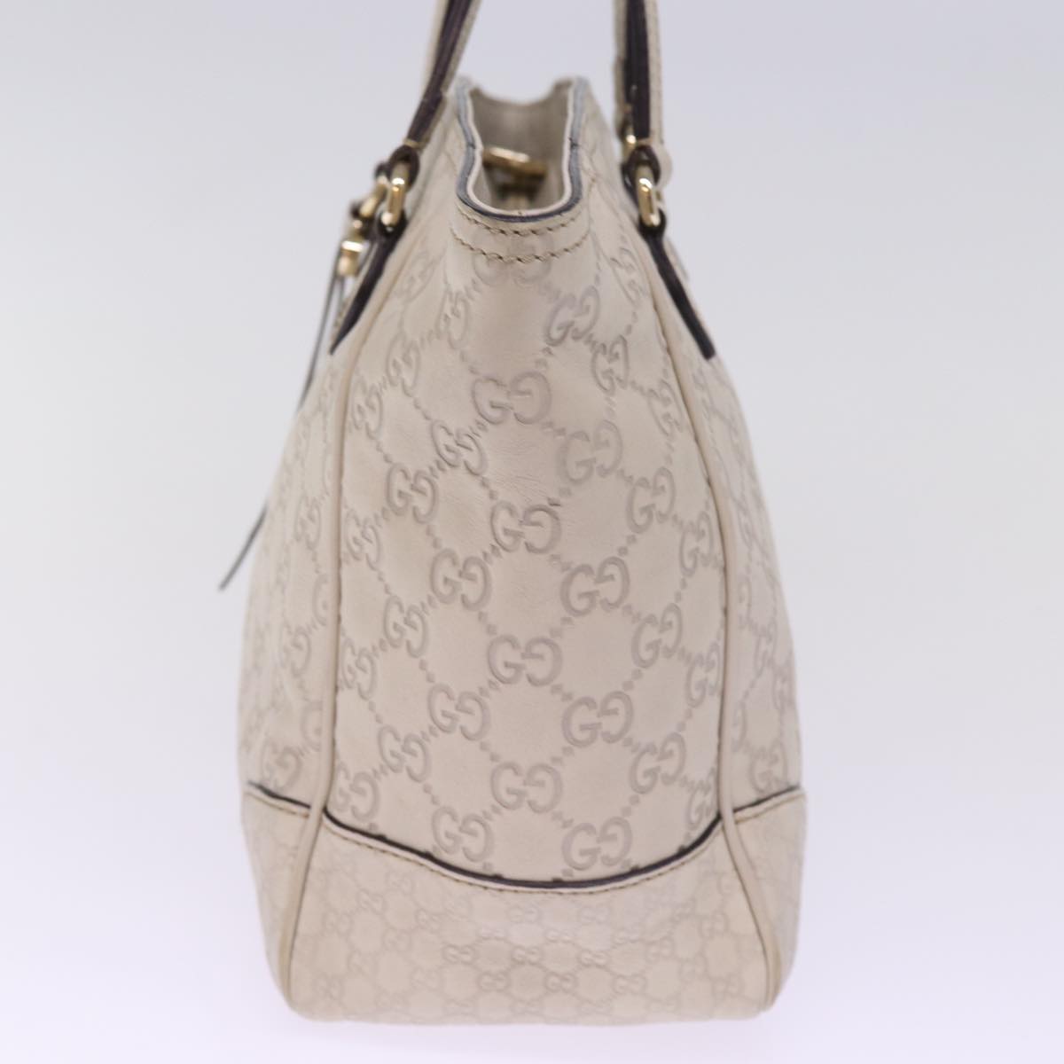 GUCCI GG Canvas Guccissima Tote Bag Beige 353119 ac3056