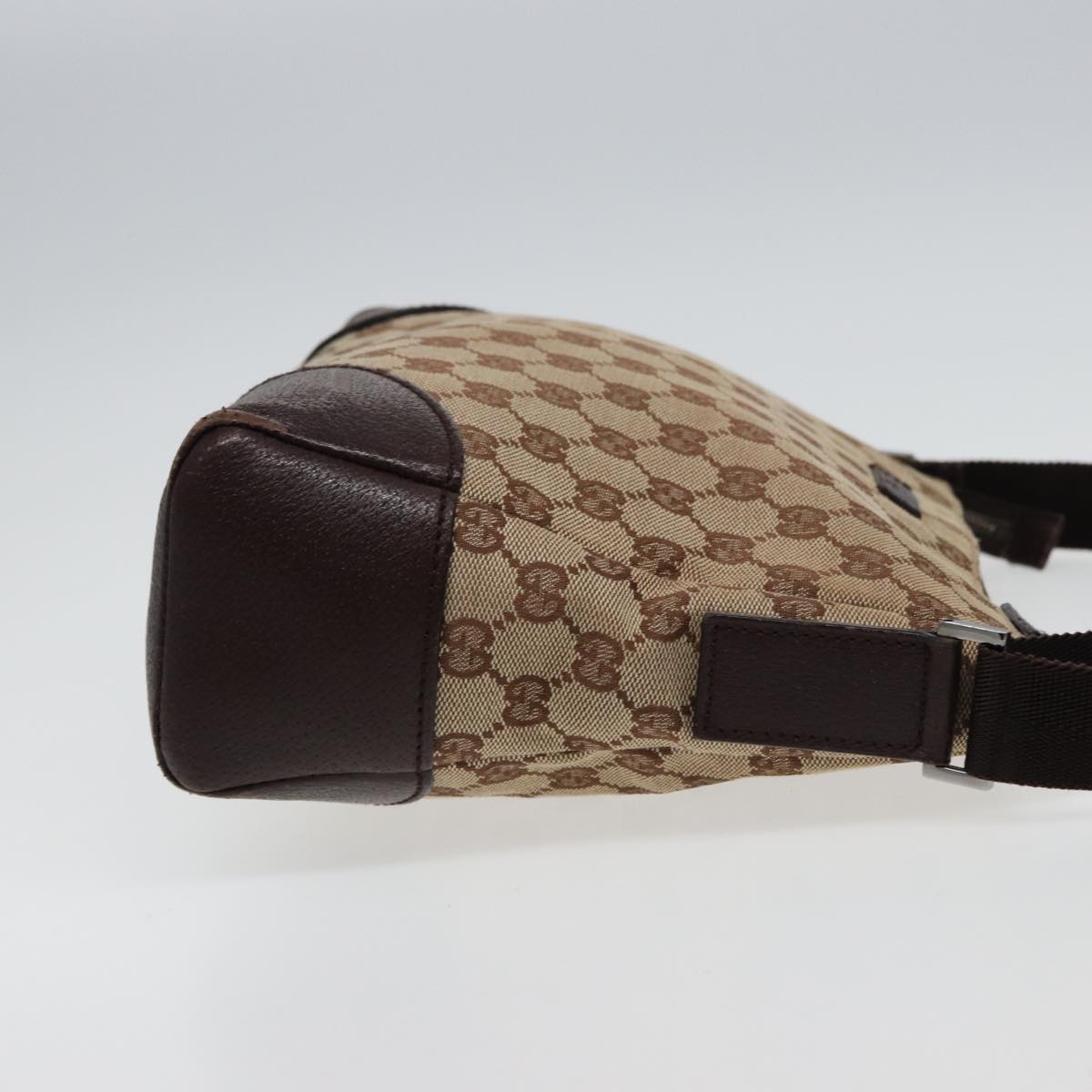 GUCCI GG Canvas Shoulder Bag Beige 114273 ac3058