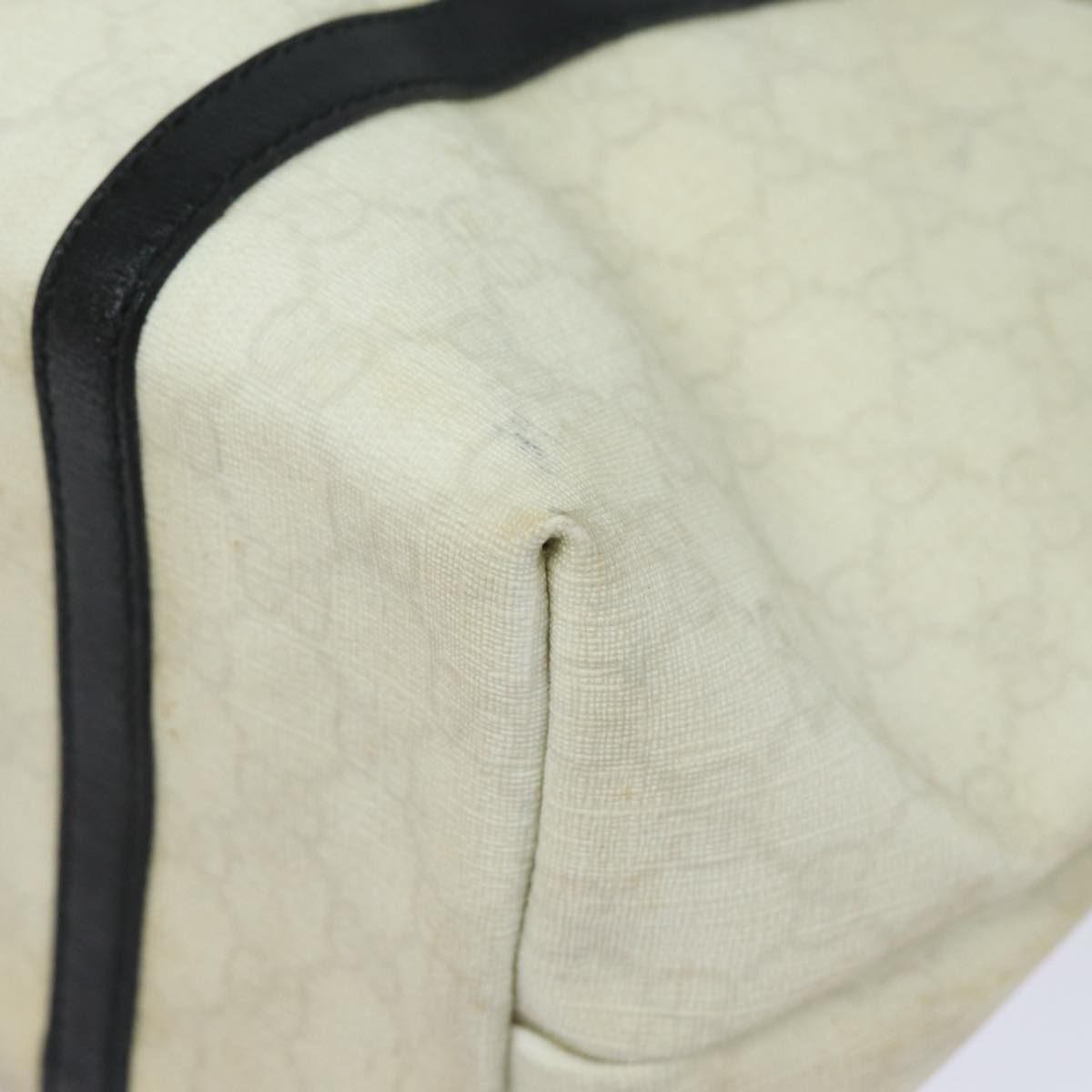 GUCCI GG Supreme Tote Bag PVC White 197953 ac3059