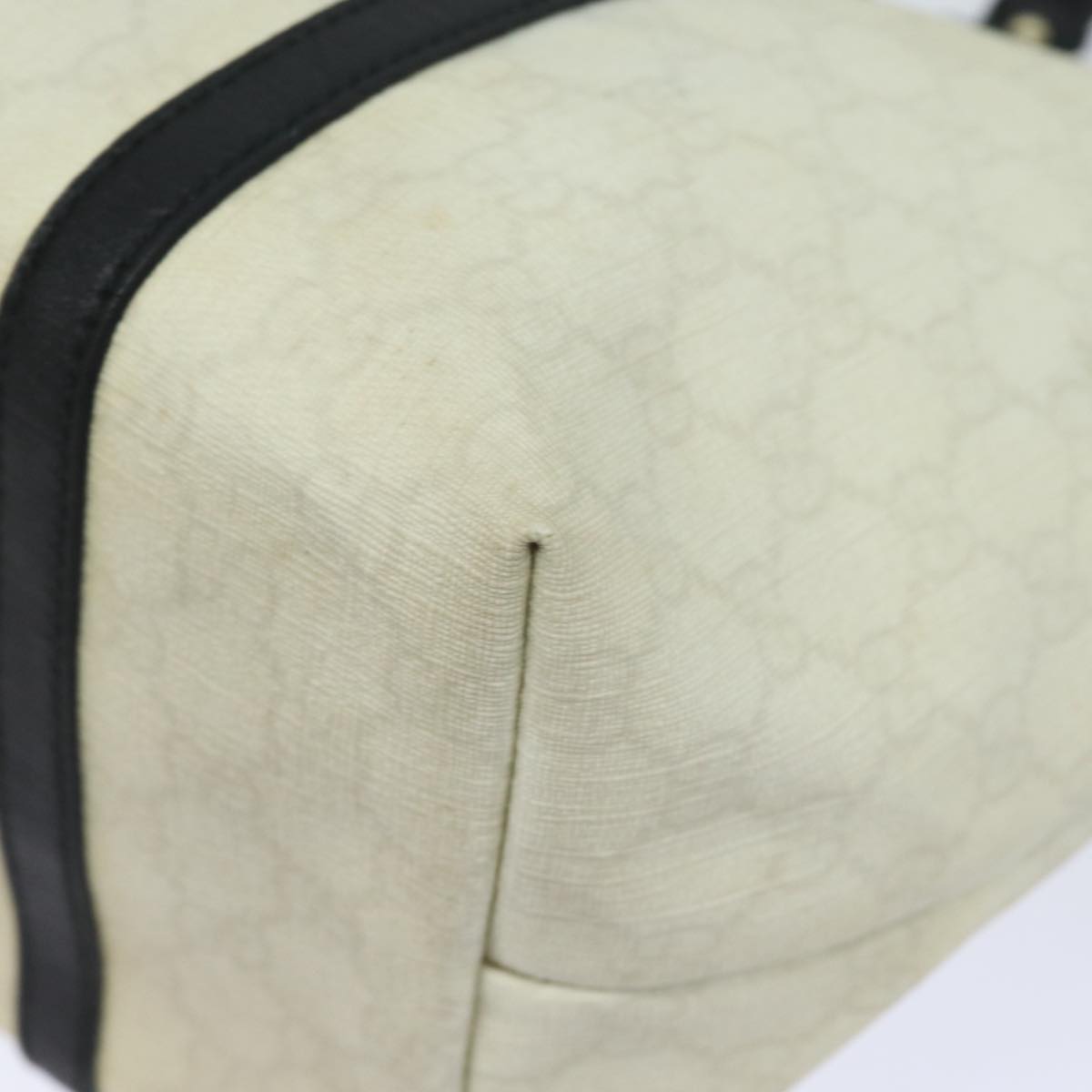 GUCCI GG Supreme Tote Bag PVC White 197953 ac3059