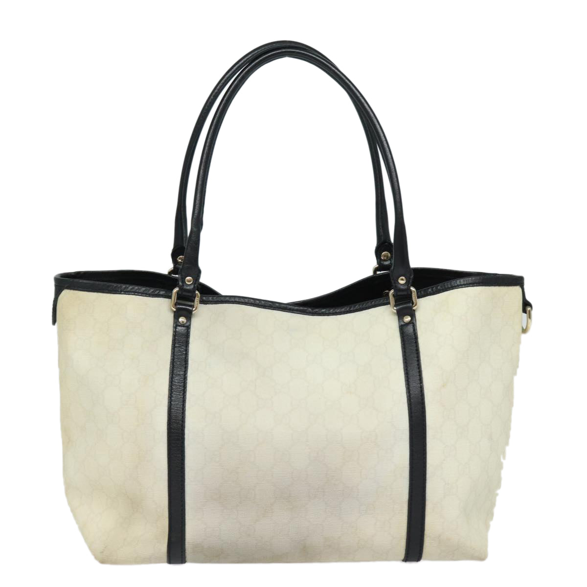 GUCCI GG Supreme Tote Bag PVC White 197953 ac3059