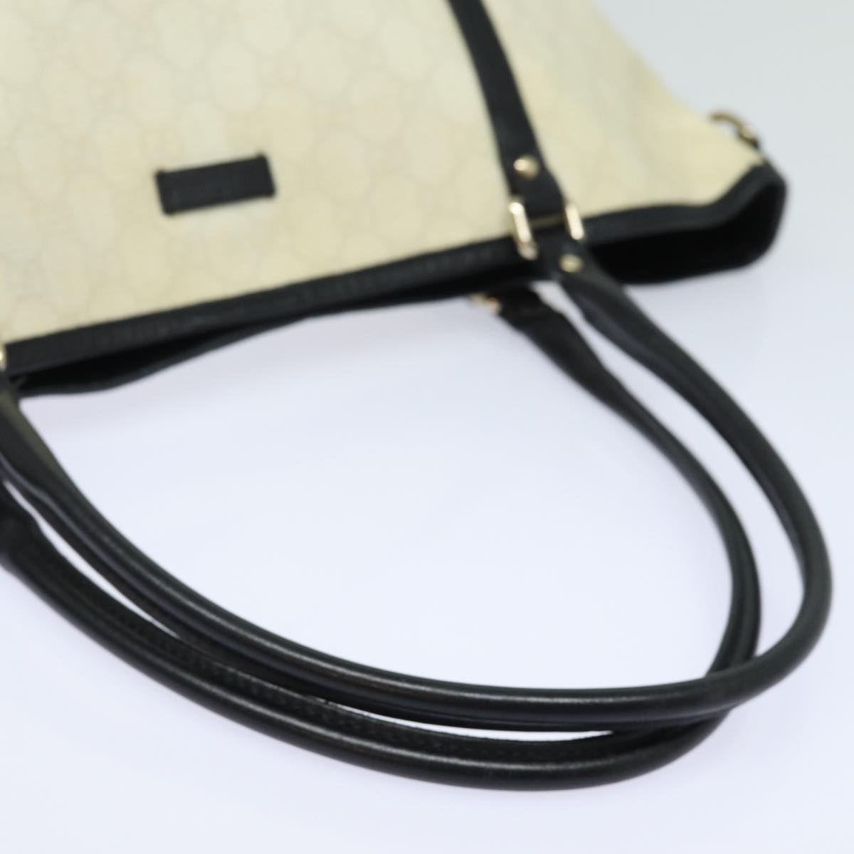 GUCCI GG Supreme Tote Bag PVC White 197953 ac3059