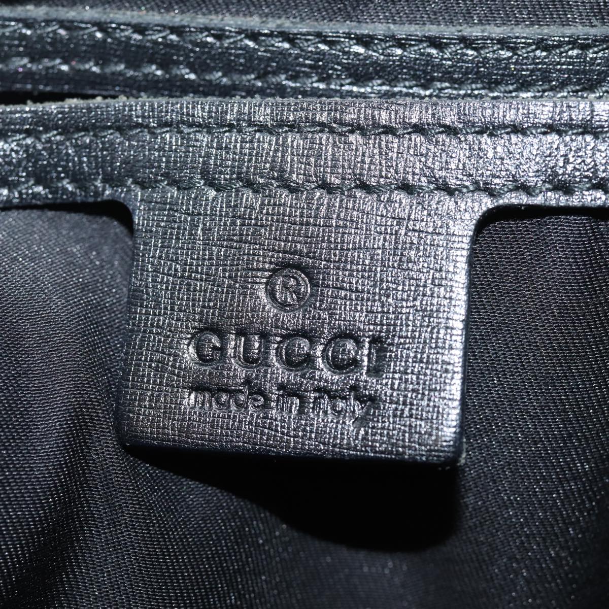 GUCCI GG Supreme Tote Bag PVC Leather White Black 189896 ac3087