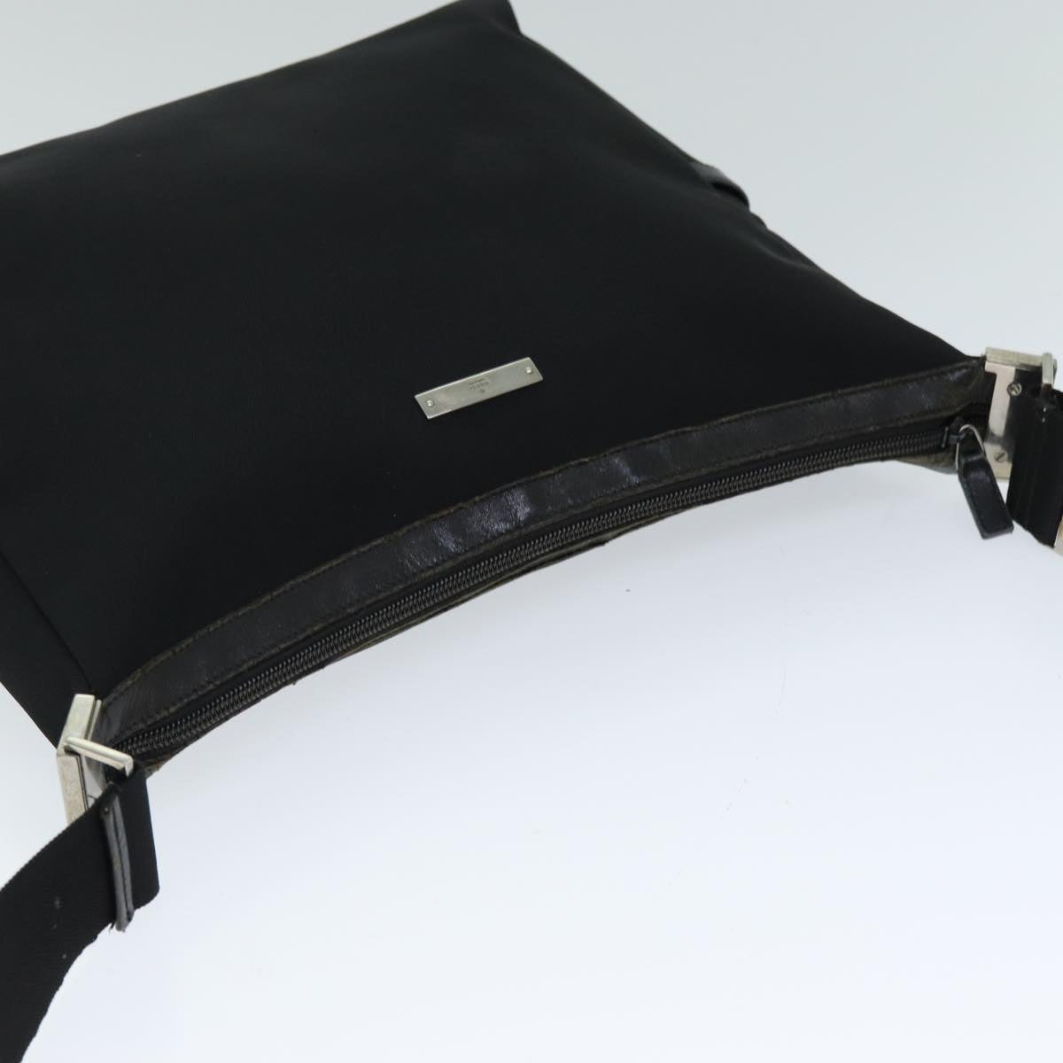 GUCCI Shoulder Bag Canvas Black 019 0418 002058 ac3088