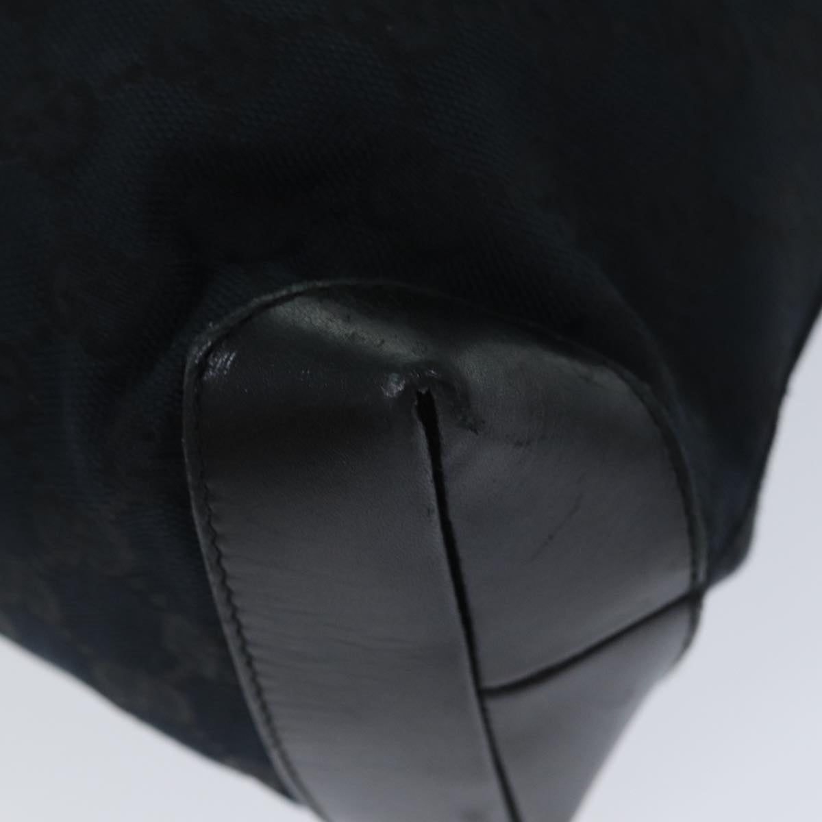 GUCCI GG Canvas Tote Bag Black 019 0402 ac3090