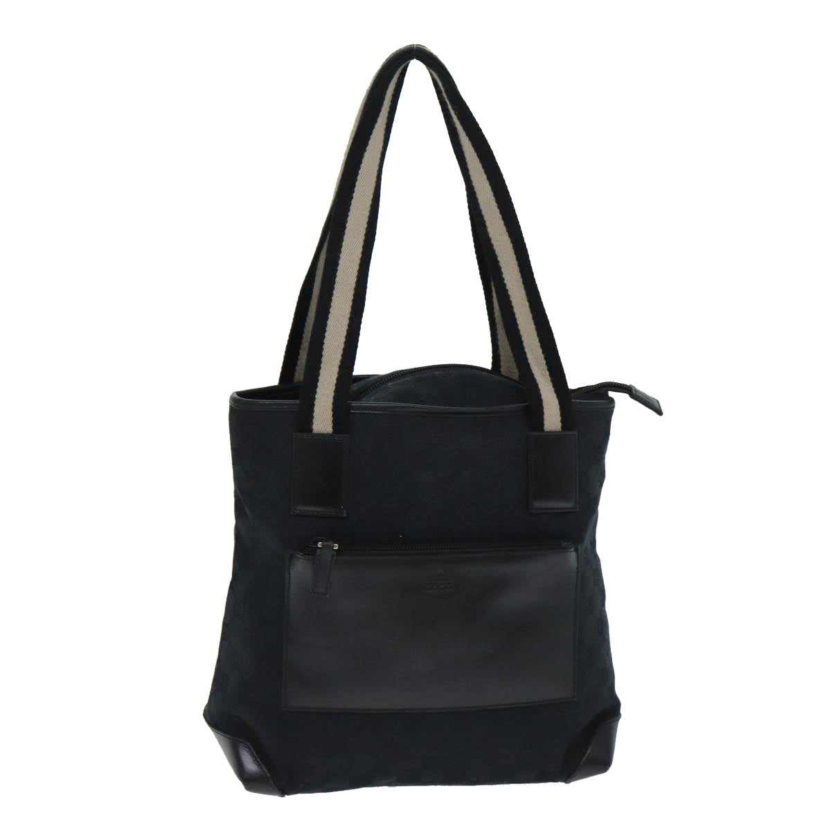GUCCI GG Canvas Tote Bag Black 019 0402 ac3090