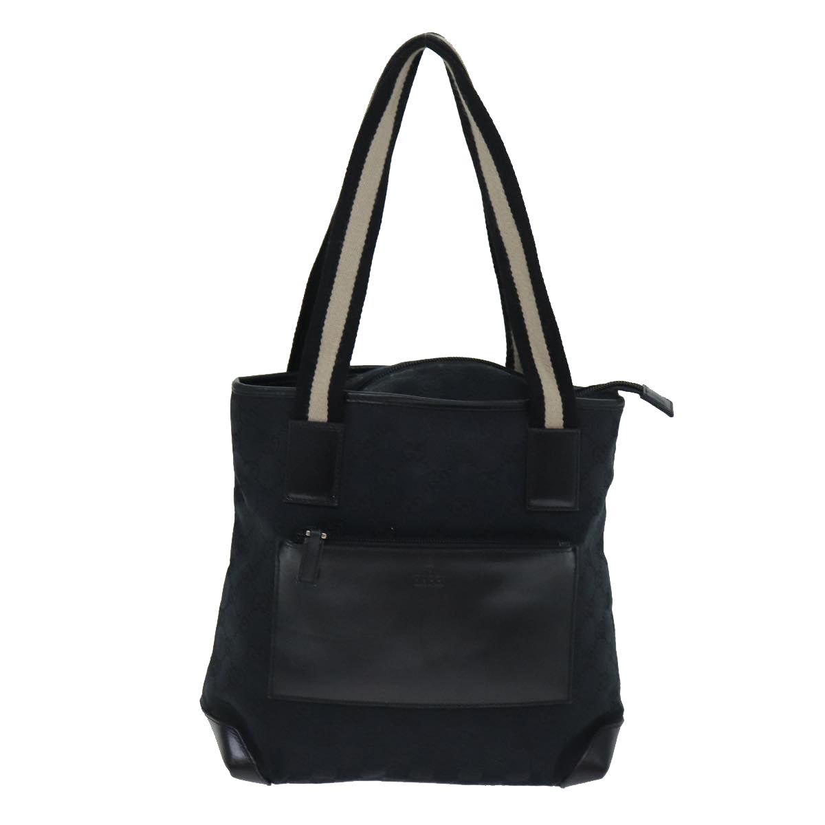GUCCI GG Canvas Tote Bag Black 019 0402 ac3090