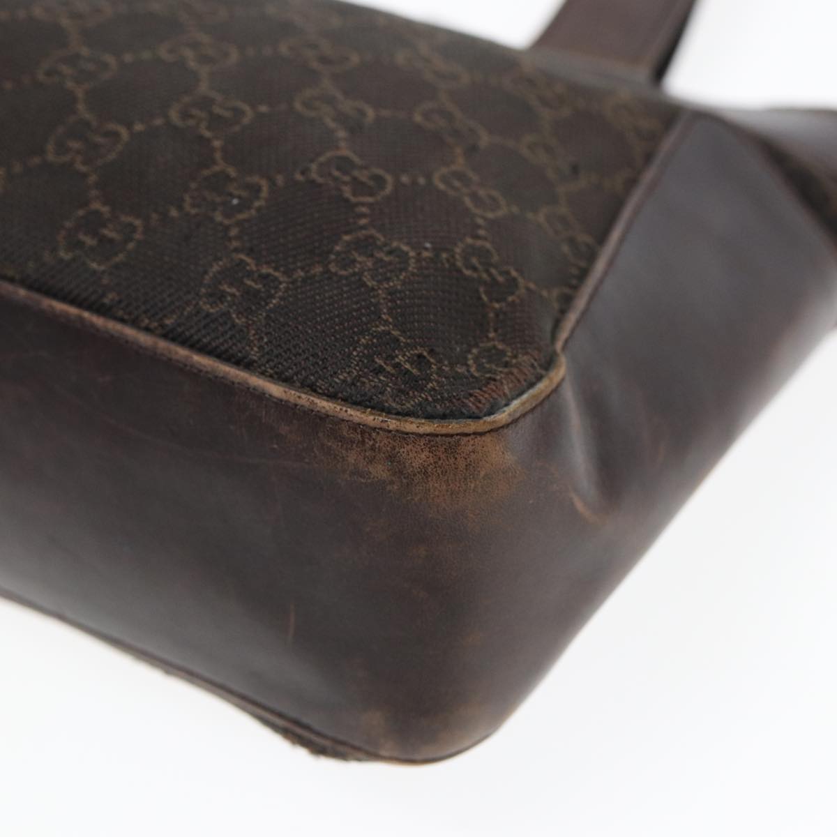 GUCCI GG Canvas Tote Bag Brown 73983 ac3115