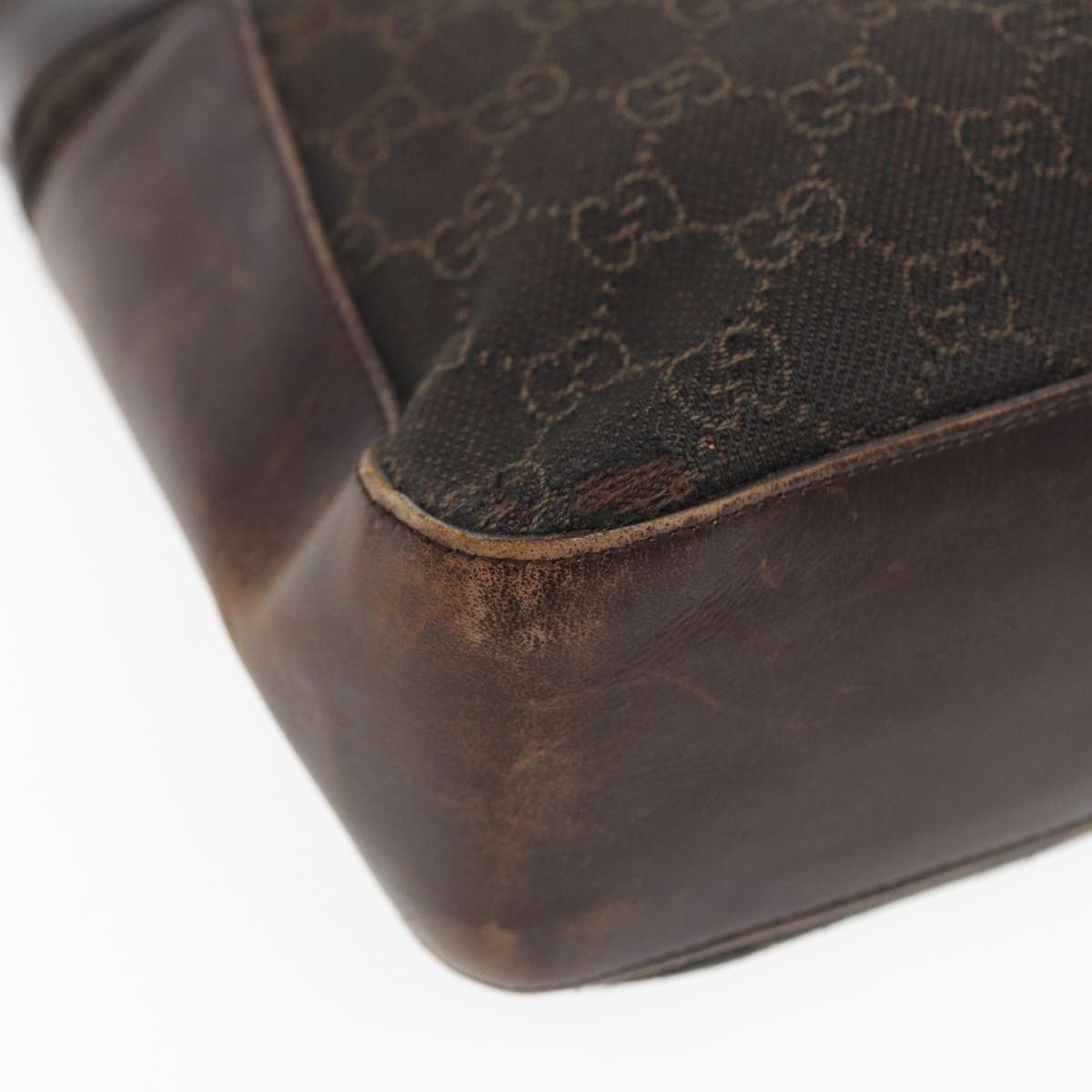 GUCCI GG Canvas Tote Bag Brown 73983 ac3115