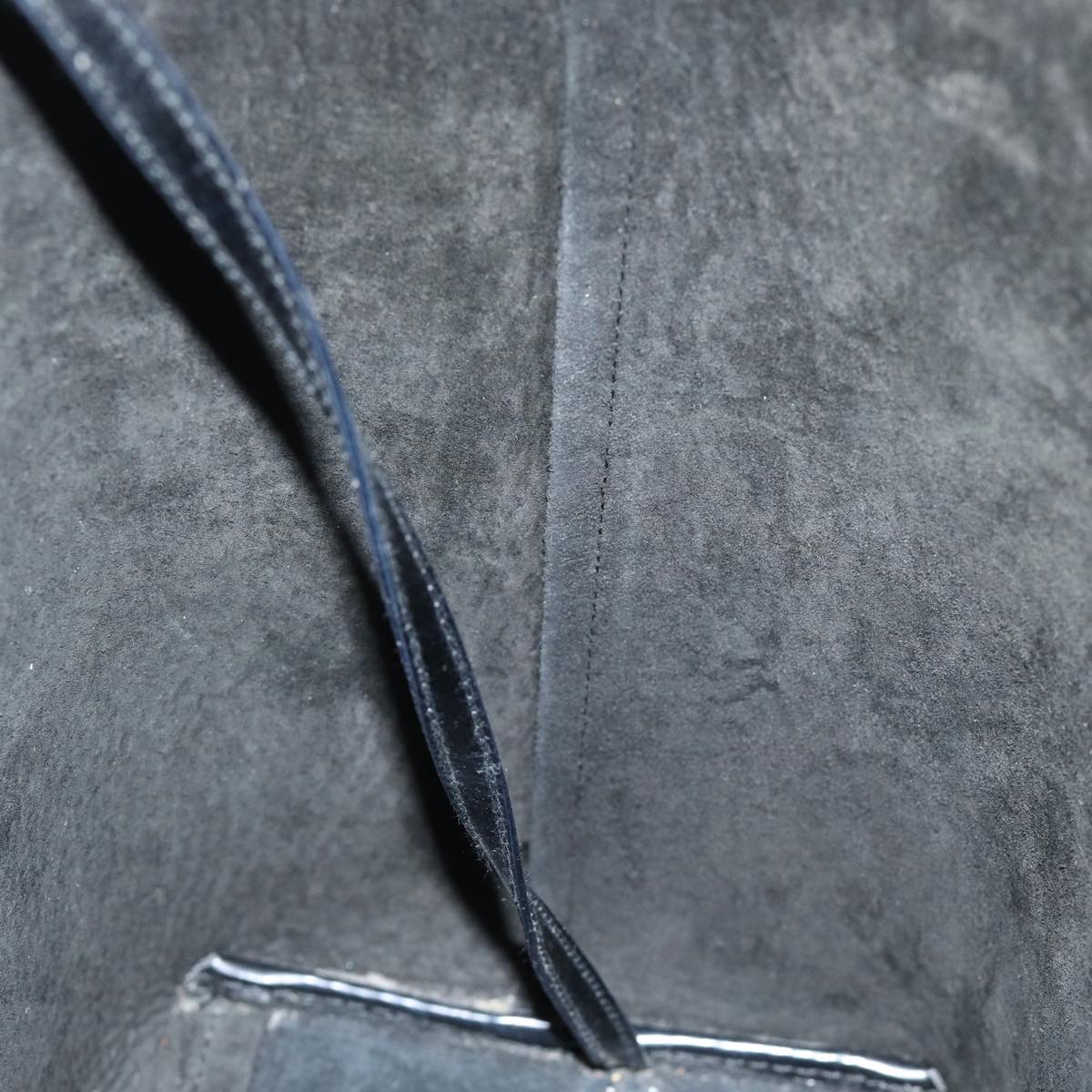 GUCCI Tote Bag Patent Leather Outlet Black ac3126