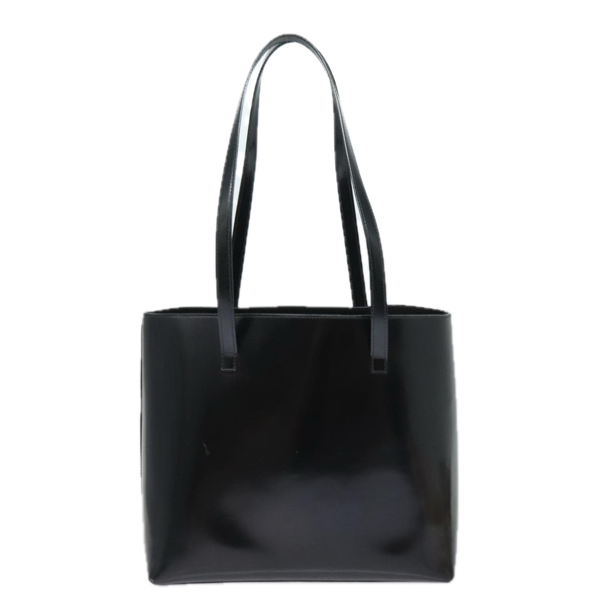 GUCCI Tote Bag Patent Leather Outlet Black ac3126