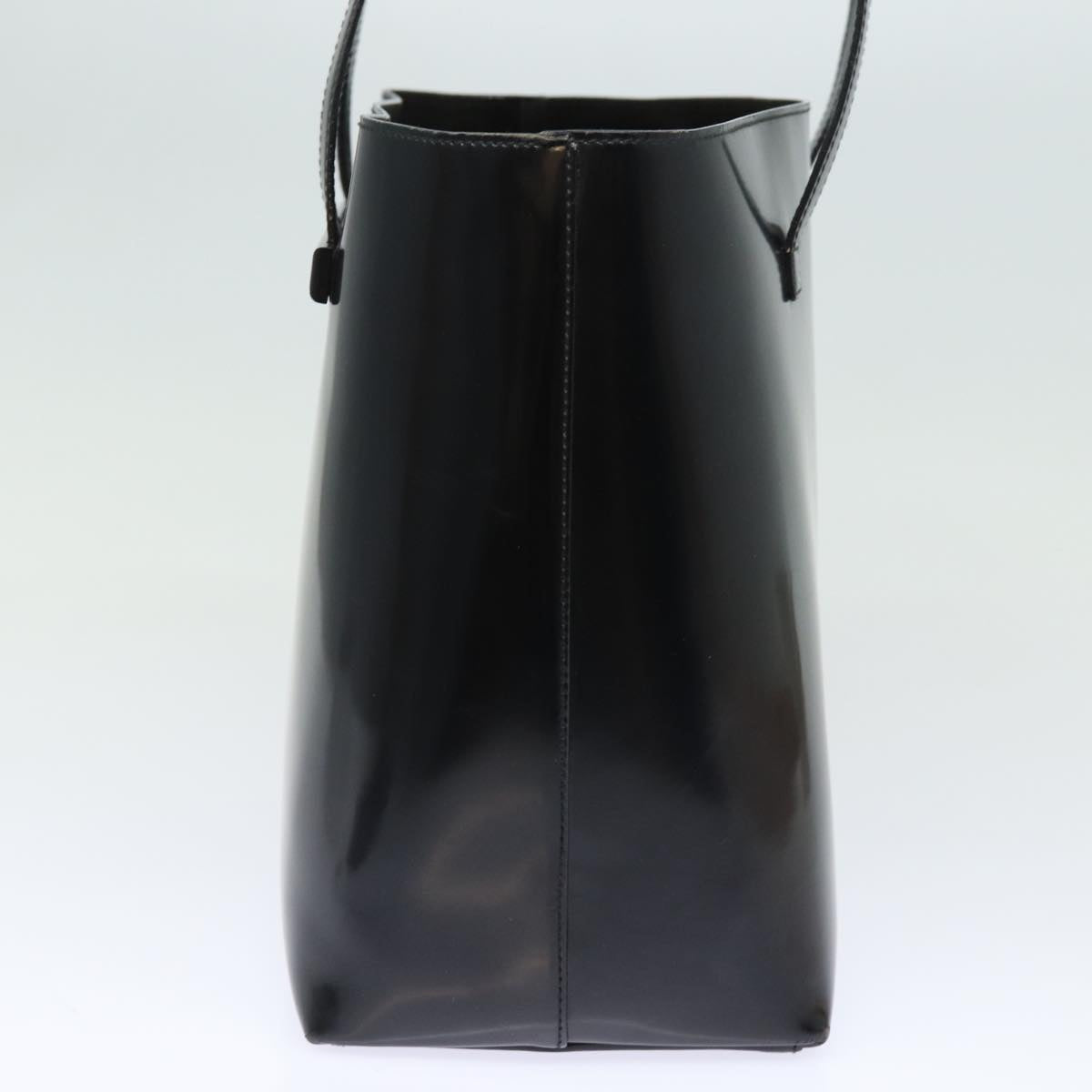 GUCCI Tote Bag Patent Leather Outlet Black ac3126