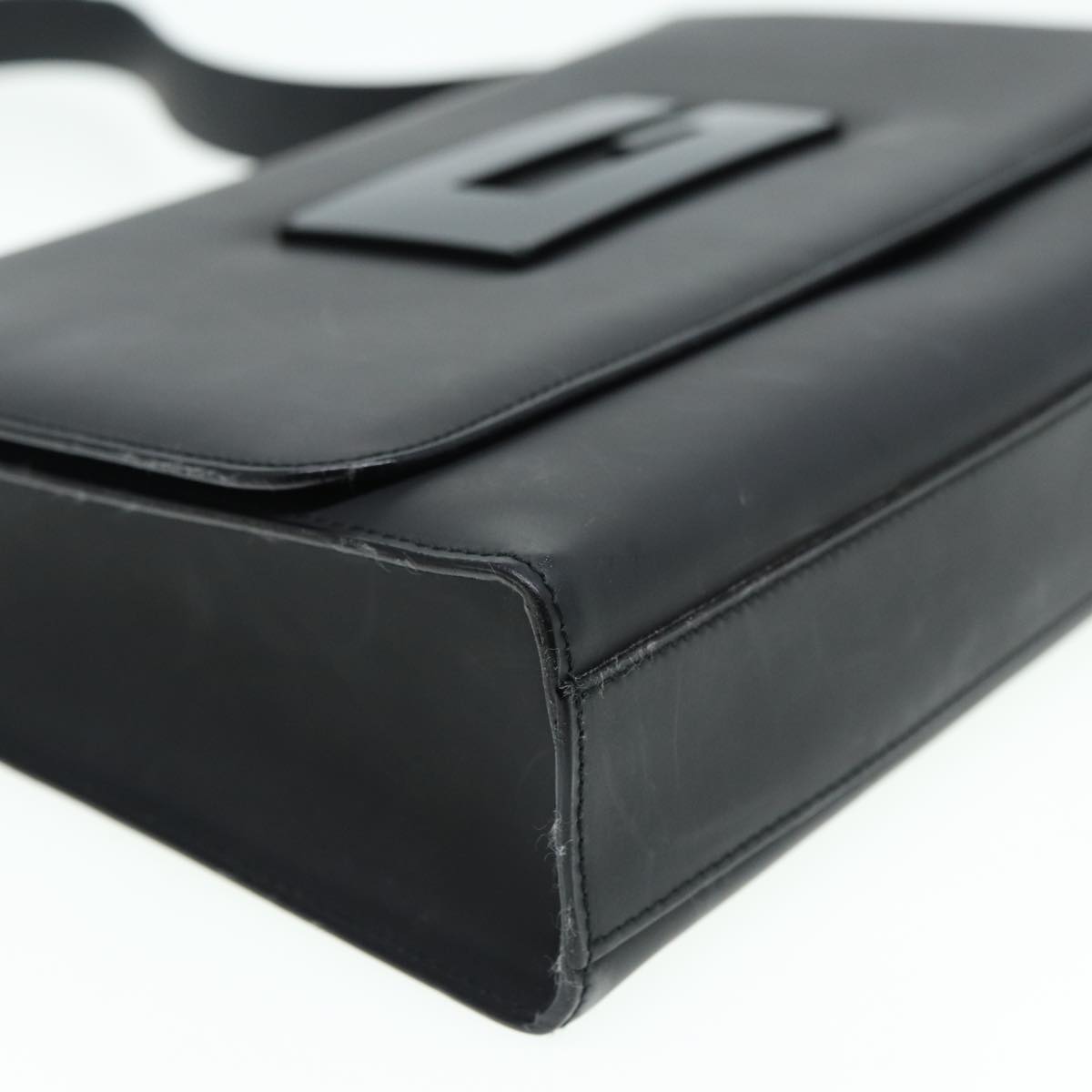 GUCCI Shoulder Bag Enamel Black 001 3064 002058 ac3140